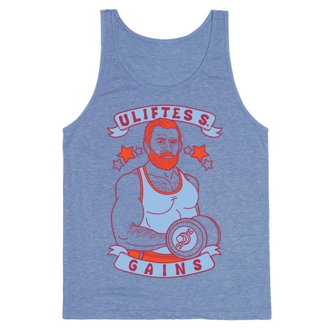 Uliftes S. Gains Tank Tops | LookHUMAN