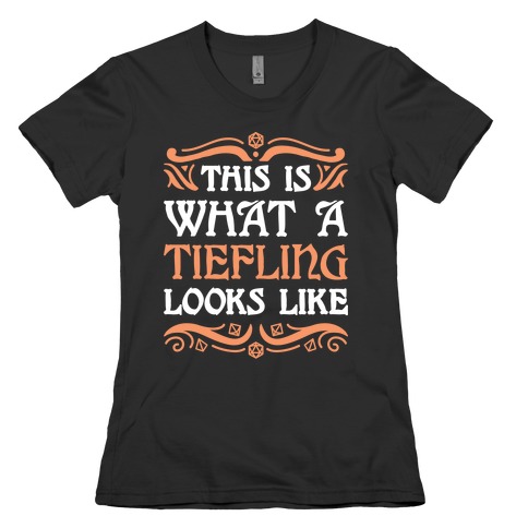 This Is What A Tiefling Looks Like Womens T-Shirt