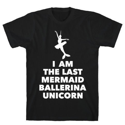 Mermaid Ballerina Unicorn T-Shirt
