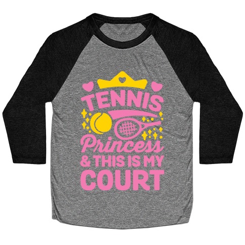 Tennis Princess Baseball Tee