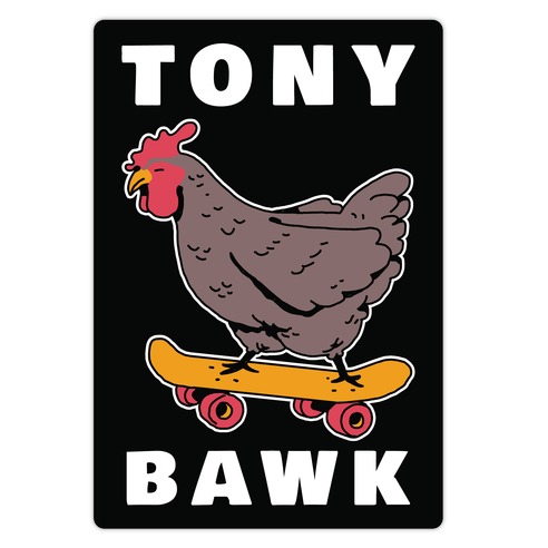 Tony Bawk Die Cut Sticker
