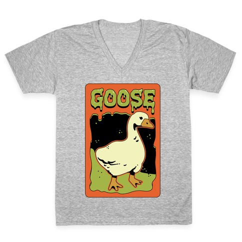 Goose Horror Parody V-Neck Tee Shirt
