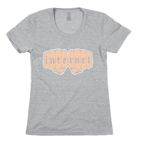 Internet Knuckles Womens T-Shirt