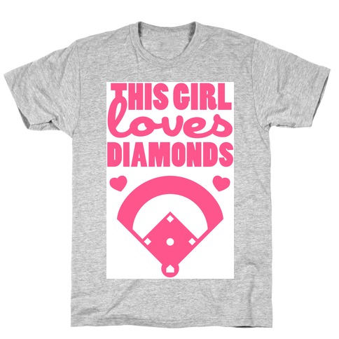 This Girl Loves (Baseball) Diamonds T-Shirt