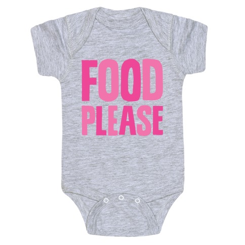 Food Please Baby One-Piece