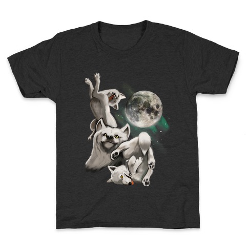 Three Wolf Moon Moon Kids T-Shirt
