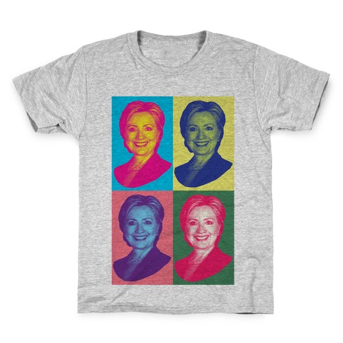 Pop Art Hillary Clinton Kids T-Shirt