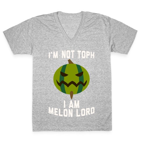 I Am Melon Lord V-Neck Tee Shirt