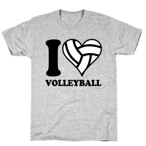 I Love Volleyball T-Shirt