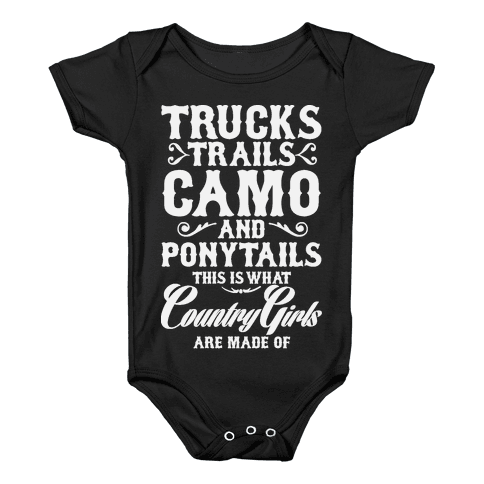 Country Girls Baby Onesies Lookhuman