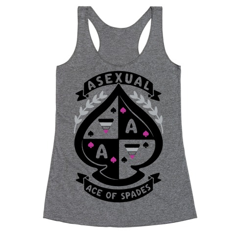 Asexual Crest Racerback Tank Top