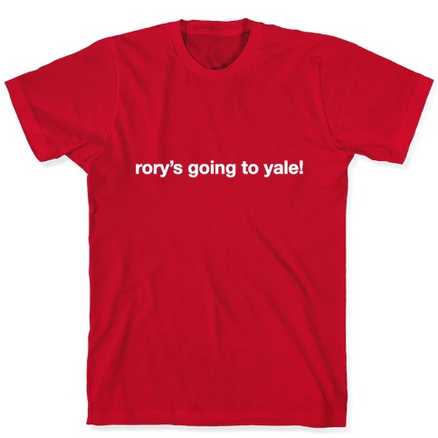 rory is going to yale shirt