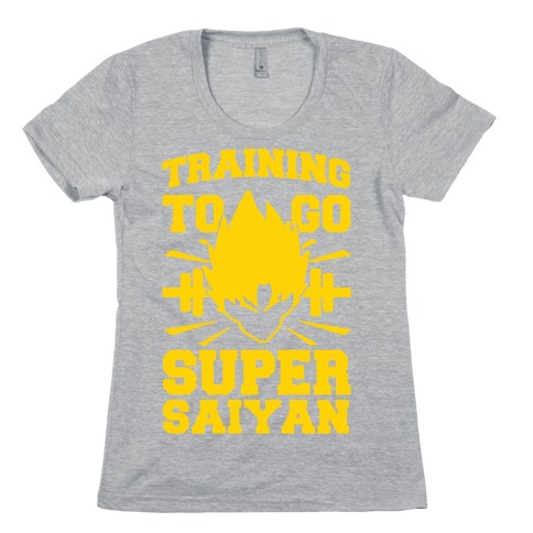 Training to Go Super Saiyan Womens T-Shirt