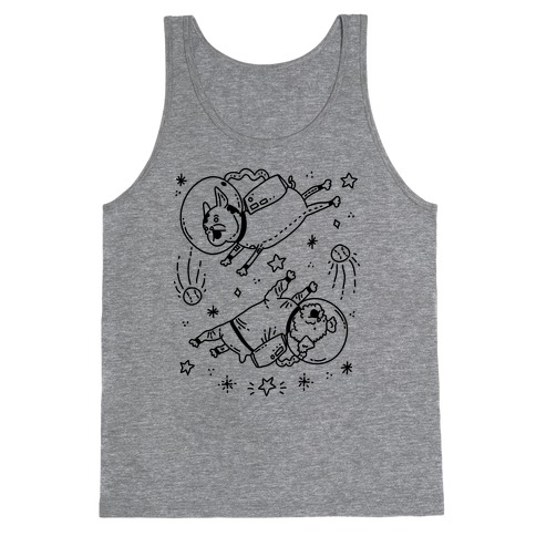 Dogs In Space Tank Top
