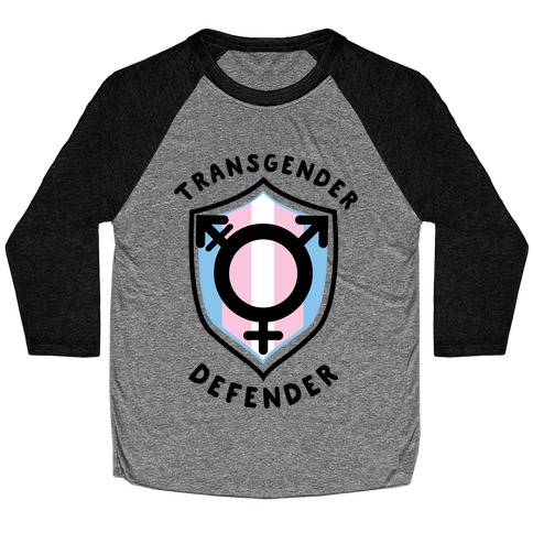 Transgender Defender Baseball Tee