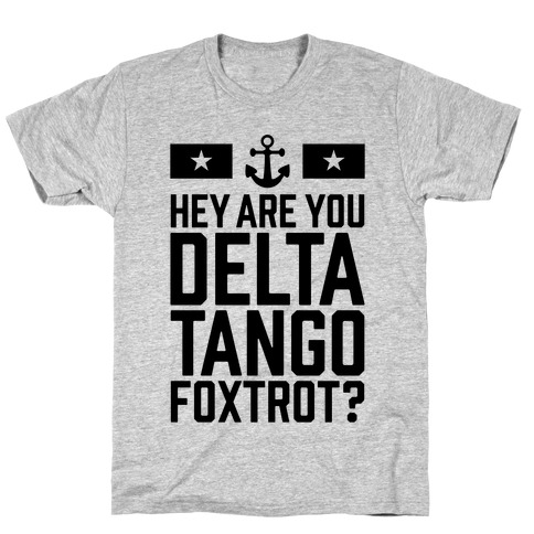Delta Tango Foxtrot (Navy) T-Shirt