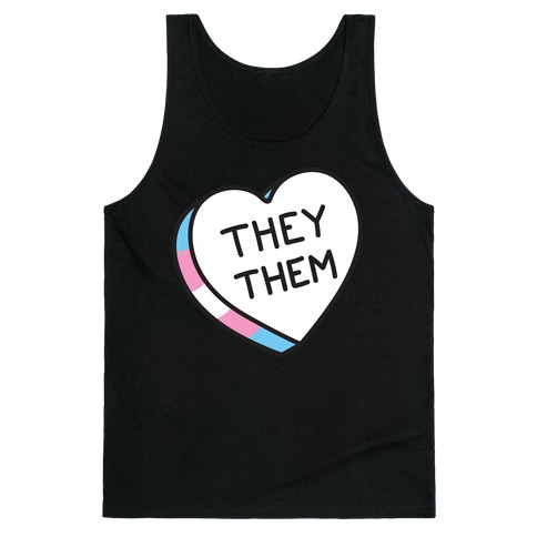 They Them Candy Heart Tank Top