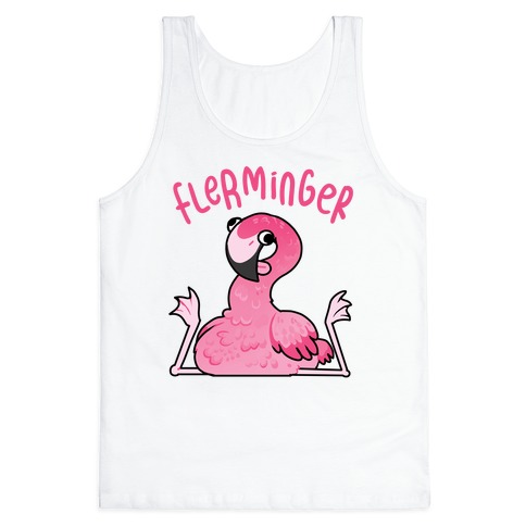 Derpy Flamingo Flerminger Tank Top