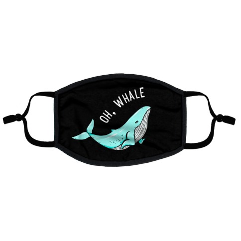Oh Whale Flat Face Mask