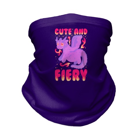 Cute and Fiery Dragon Neck Gaiter
