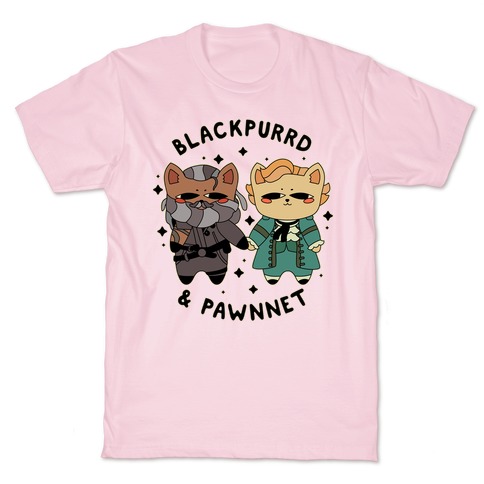 Blackpurrd & Pawnnet (Cat Blackbeard & Cat Bonnet) T-Shirt