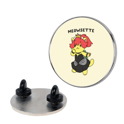Meowsette Pin