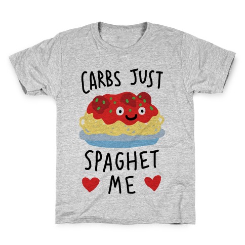 Carbs Just Spaghet Me Kids T-Shirt
