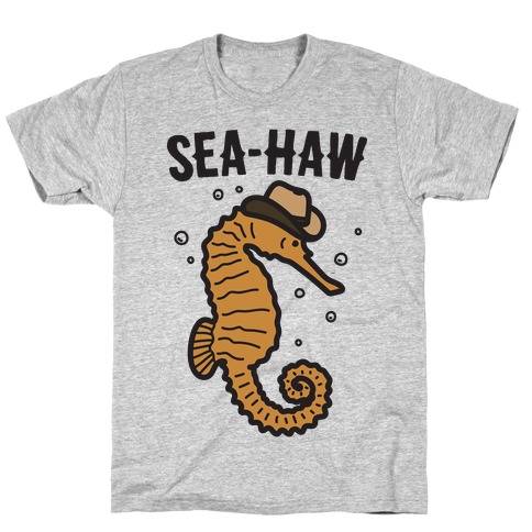 Sea Haw Seahorse Cowboy  T-Shirt