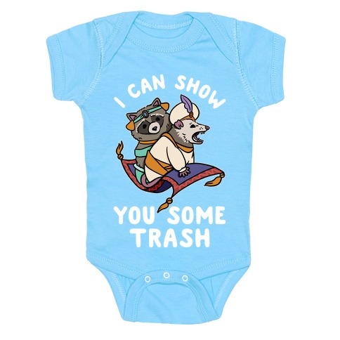 I Can Show You Some Trash Racoon Possum Baby One-Piece