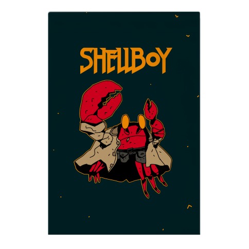 Shell Boy Garden Flag