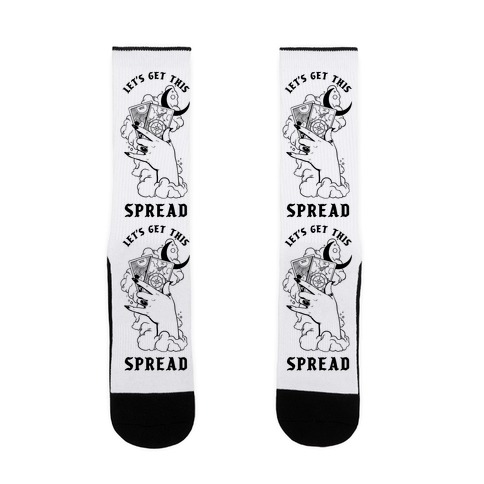 Let's Get This Spread Tarot Sock