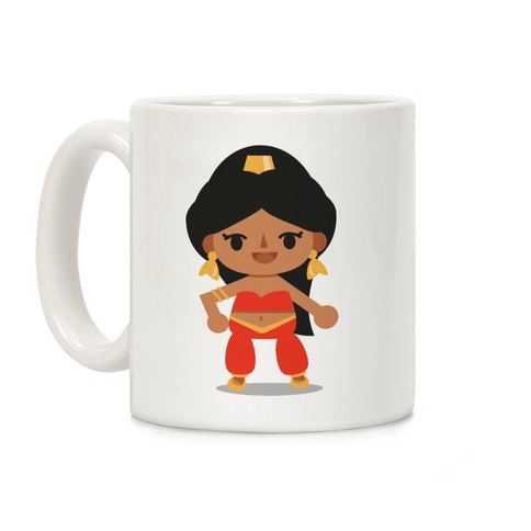 Princess Crossing Jasmine Parody Red Coffee Mug