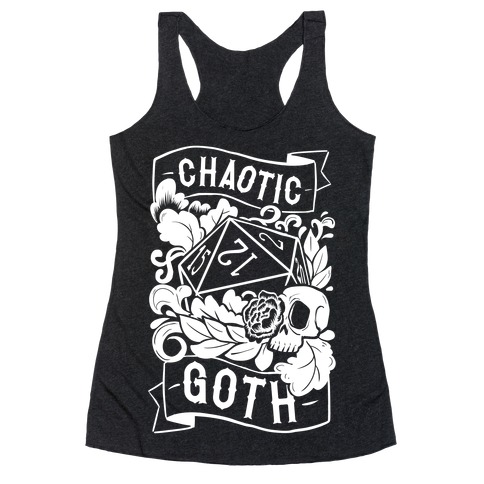 Chaotic Goth Racerback Tank Top