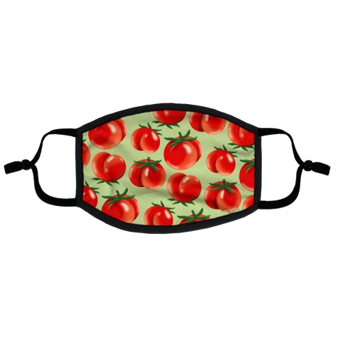 Tomato Butts Flat Face Mask
