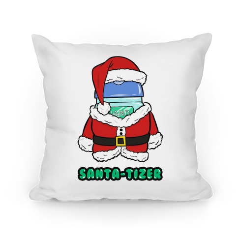 Santa-tizer Pillow