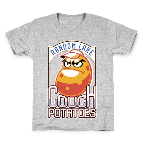 Couch Potatoes Fake Sports Team Kids T-Shirt