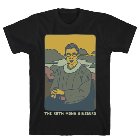 The Ruth Mona Ginsburg White Print T-Shirt