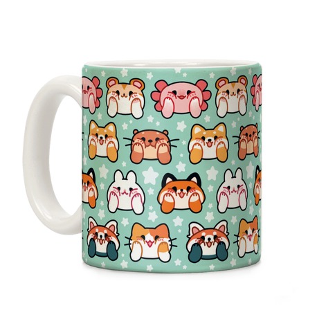Kawaii Squishy Face Animals Coffee Mug