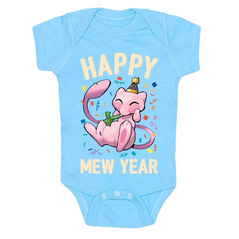 Happy Mew Year Baby One-Piece