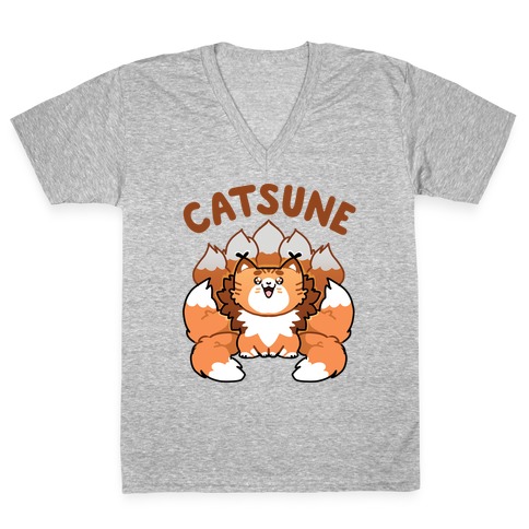 Catsune V-Neck Tee Shirt