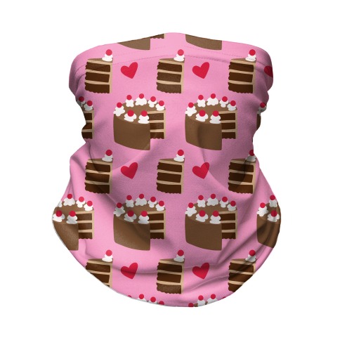 Choccy Cake Pattern Neck Gaiter