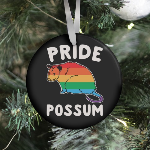 Pride Possum Ornament