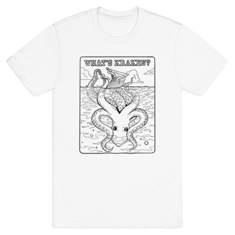 What's Kraken (Litho Style) T-Shirt