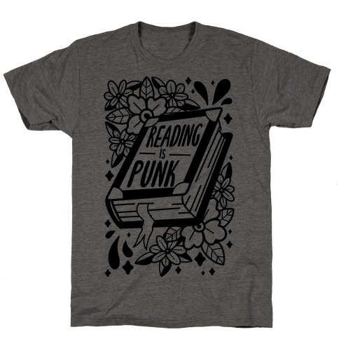 Reading Is Punk Book T-Shirt