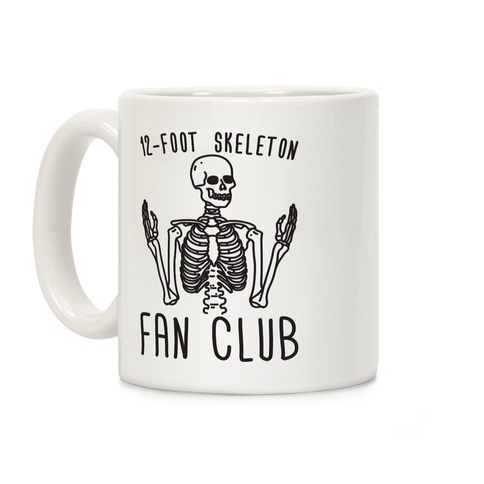 12-Foot Skeleton Fan Club Coffee Mug