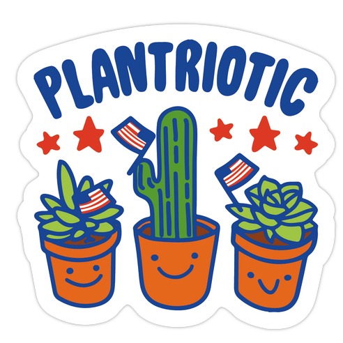 Plantriotic Die Cut Sticker