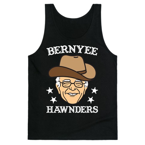 Bernyee Hawnders (Cowboy Bernie Sanders) Tank Top