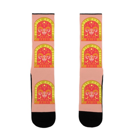 Friendly And Fiery Aries Sock