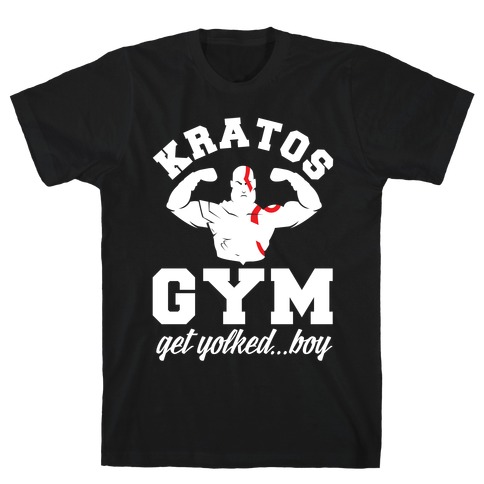 Kratos Gym Get Yolked Boy T-Shirt