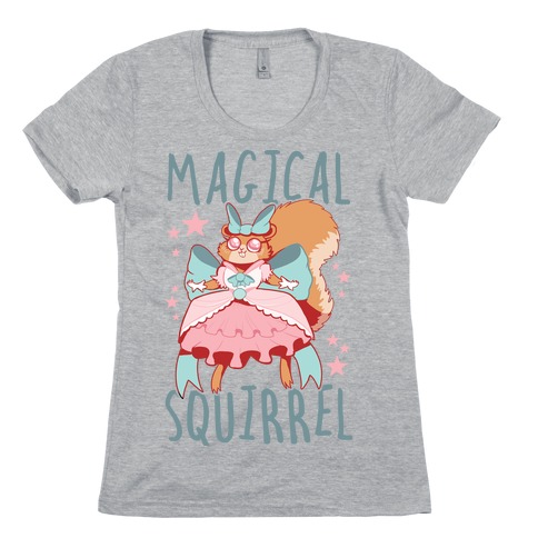 Magical Squirrel Womens T-Shirt